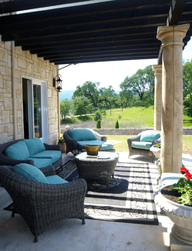 Outside Seating arrangement  in Roma Villa